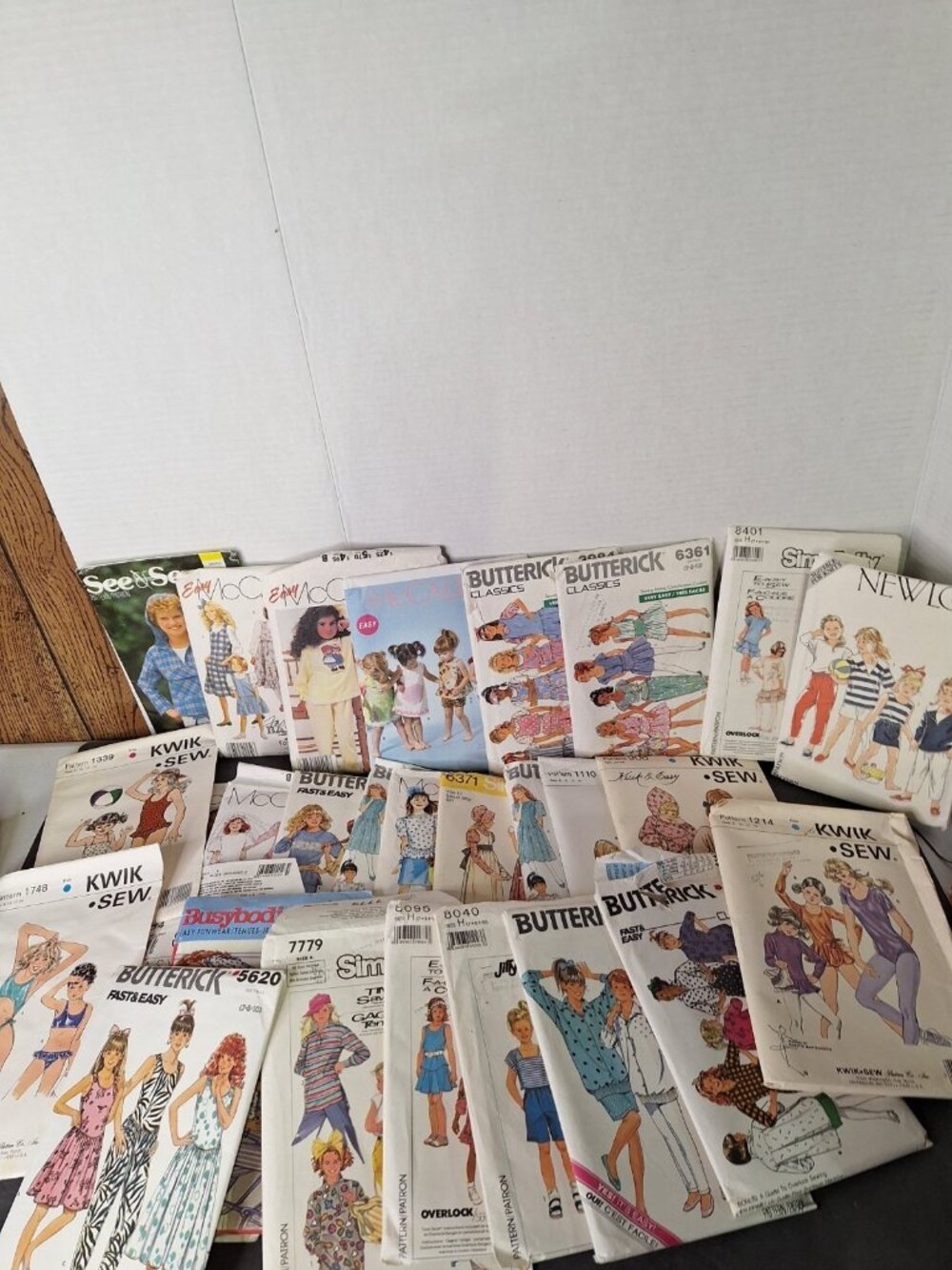 Assorted Lot Of Over 50  Vintage  Simplicity, MC Call's, Ec.  Girls Patterns